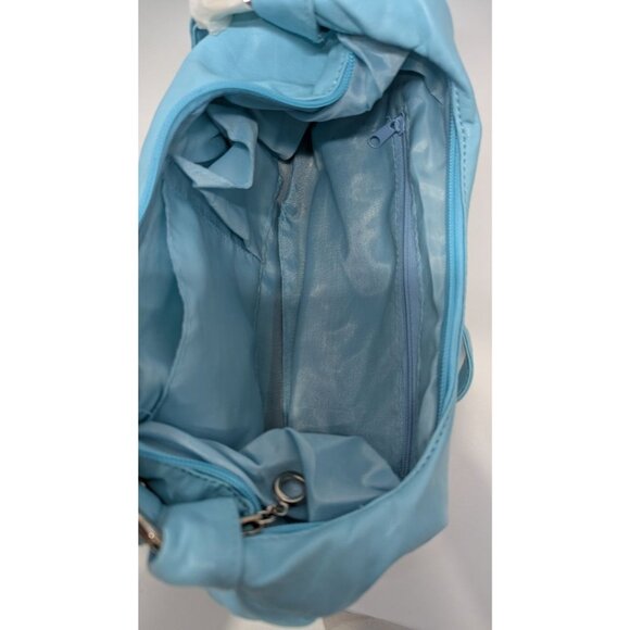 Bolsa Turquoise Buttery PVC Leather Mini Purse - Picture 3 of 3